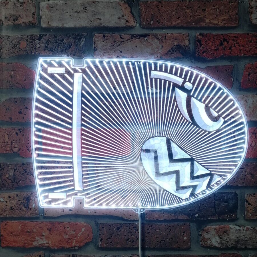 Super Mario Bullet Bill Dynamic Rgb Edge Lit Led Sign - Image 5