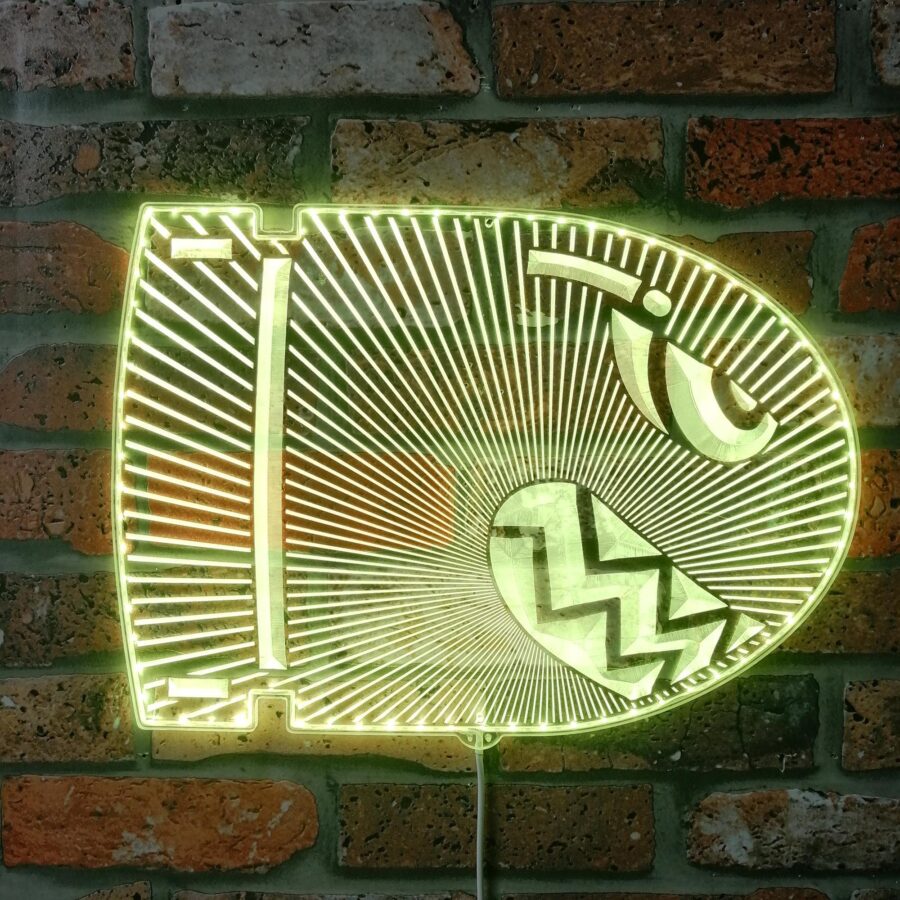 Super Mario Bullet Bill Dynamic Rgb Edge Lit Led Sign - Image 7