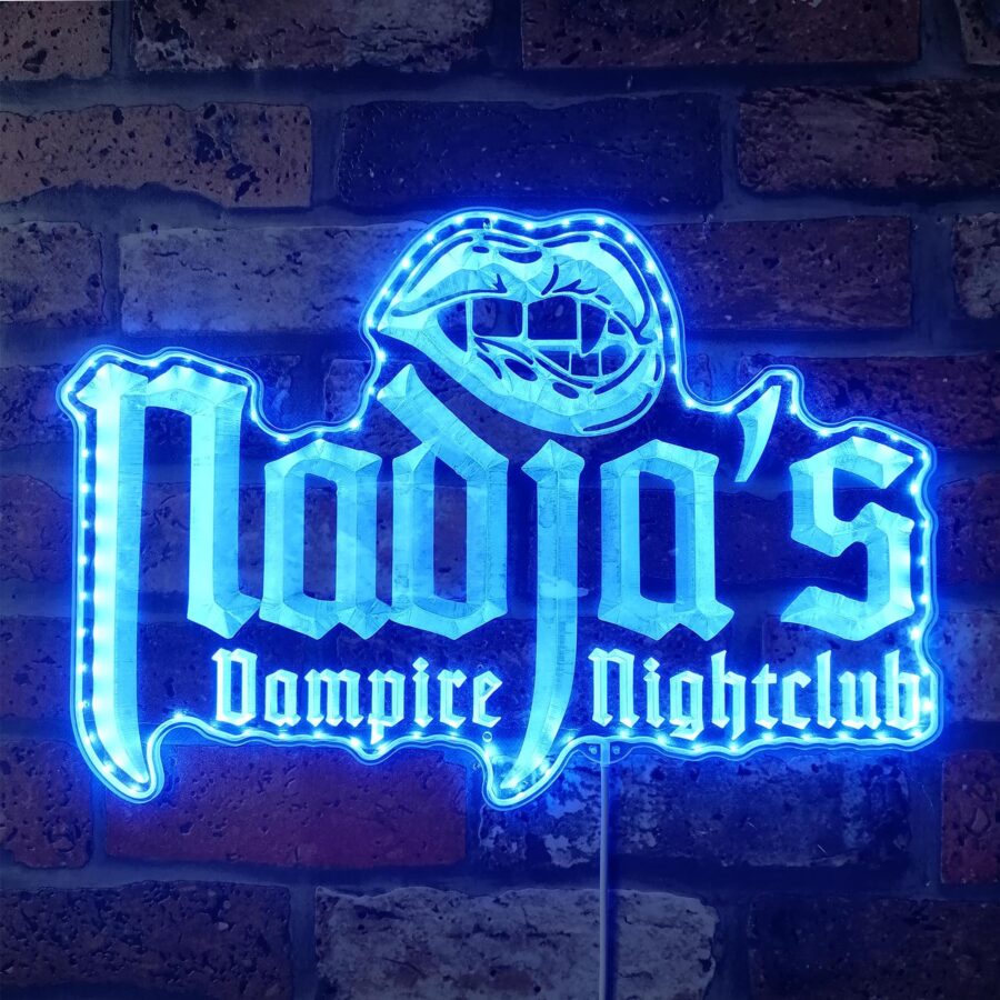Nadjas Vampire Nightclub Dynamic Rgb Edge Lit Led Sign - Image 4