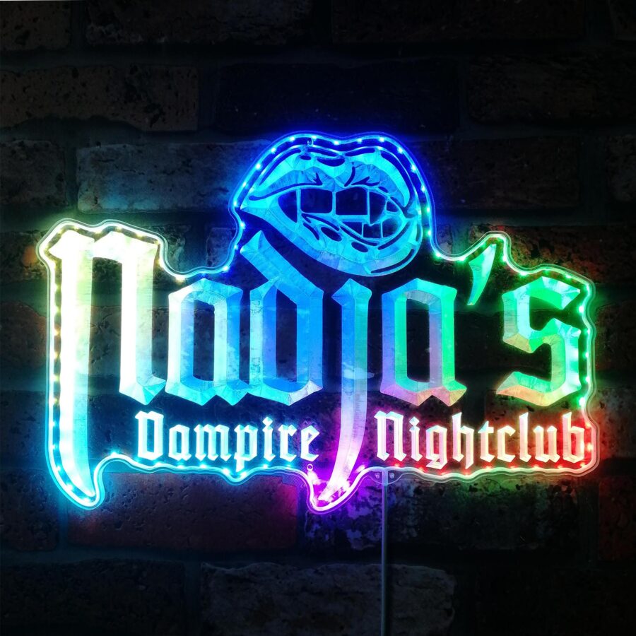 Nadjas Vampire Nightclub Dynamic Rgb Edge Lit Led Sign - Image 2