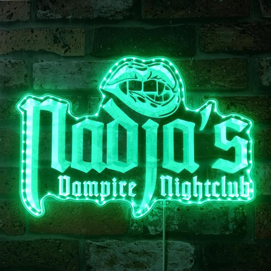 Nadjas Vampire Nightclub Dynamic Rgb Edge Lit Led Sign - Image 6