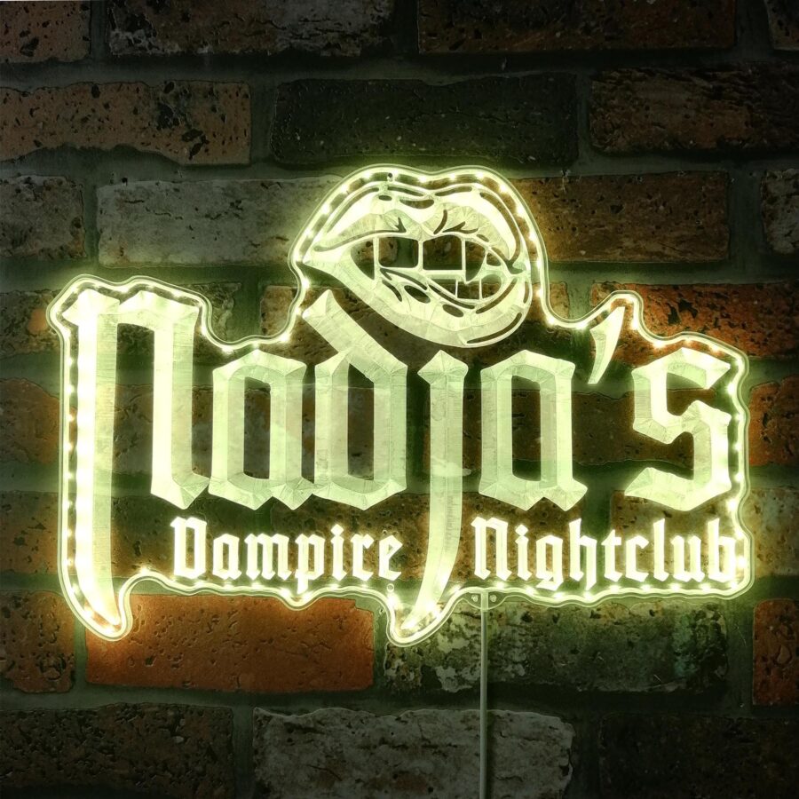 Nadjas Vampire Nightclub Dynamic Rgb Edge Lit Led Sign - Image 7