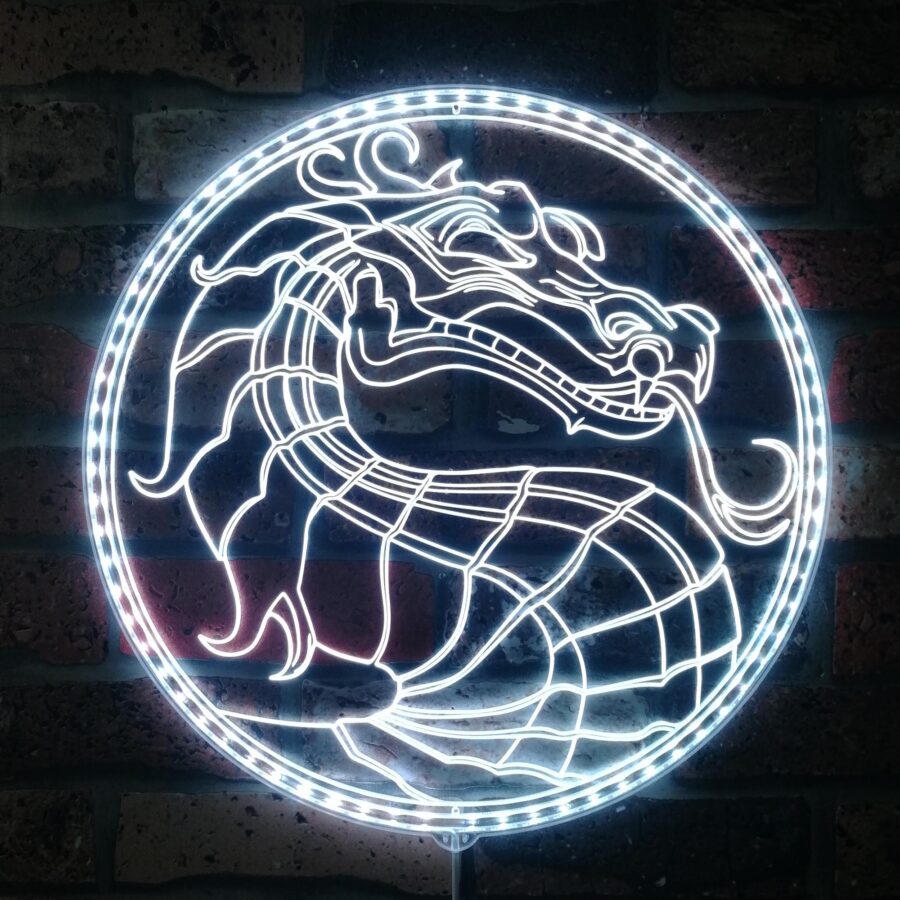 Mortal Kombat Dynamic Rgb Edge Lit Led Sign - Image 5