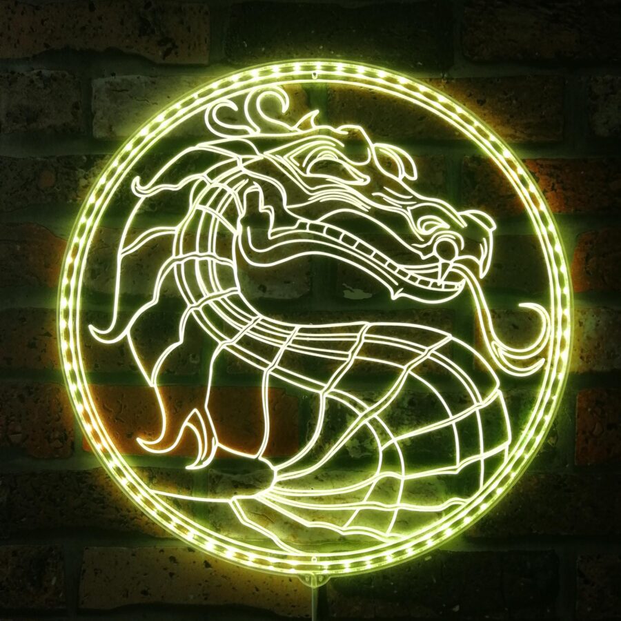 Mortal Kombat Dynamic Rgb Edge Lit Led Sign - Image 7