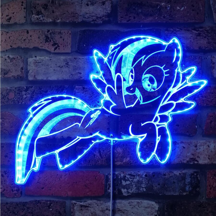 My Little Pony Dynamic Edge Lit Neon Led Sign - Image 4