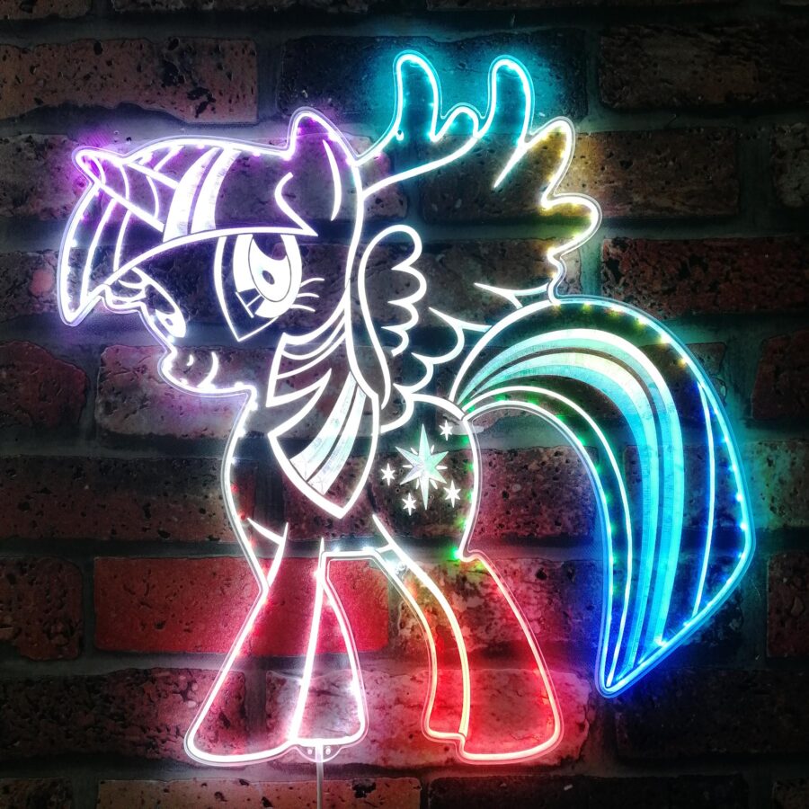 My Little Pony Dynamic Rgb Edge Lit Neon Led Sign