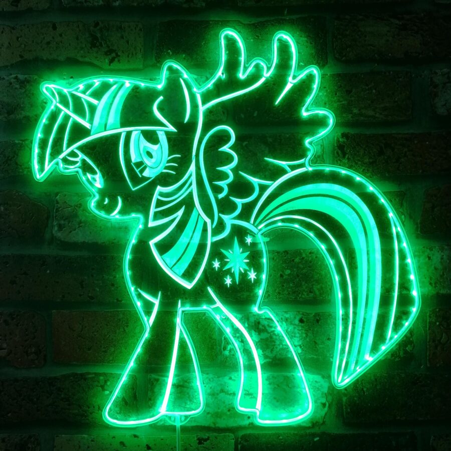 My Little Pony Dynamic Rgb Edge Lit Neon Led Sign - Image 6