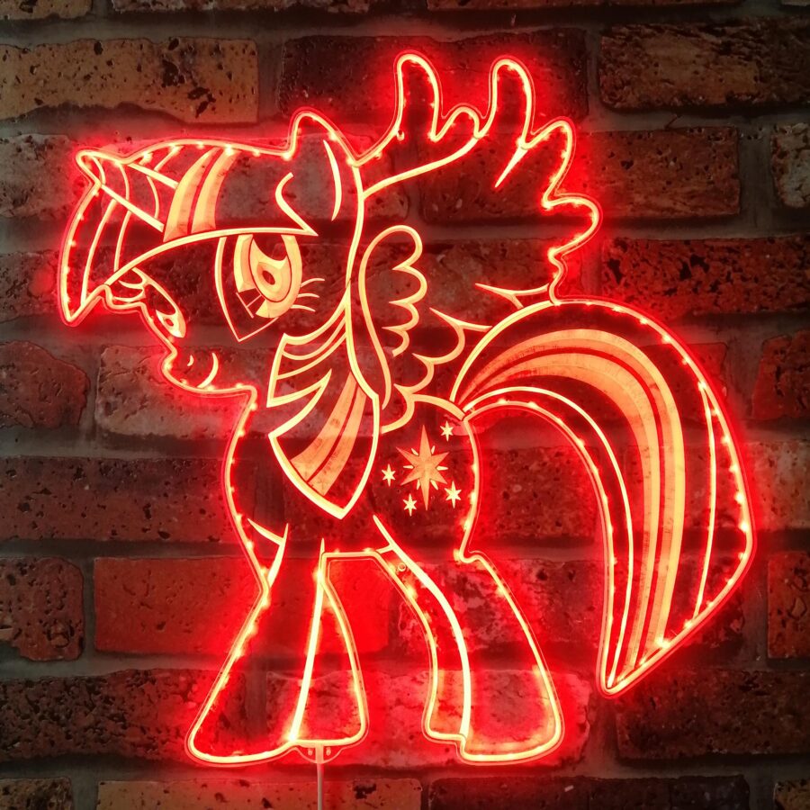 My Little Pony Dynamic Rgb Edge Lit Neon Led Sign - Image 3