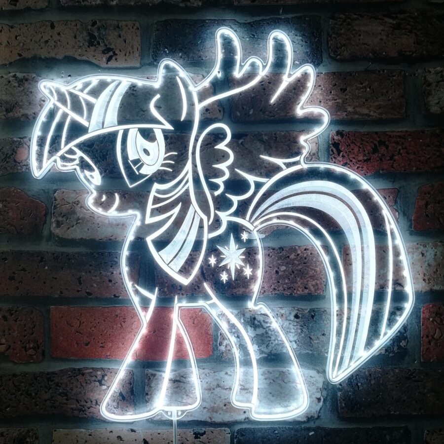 My Little Pony Dynamic Rgb Edge Lit Neon Led Sign - Image 5