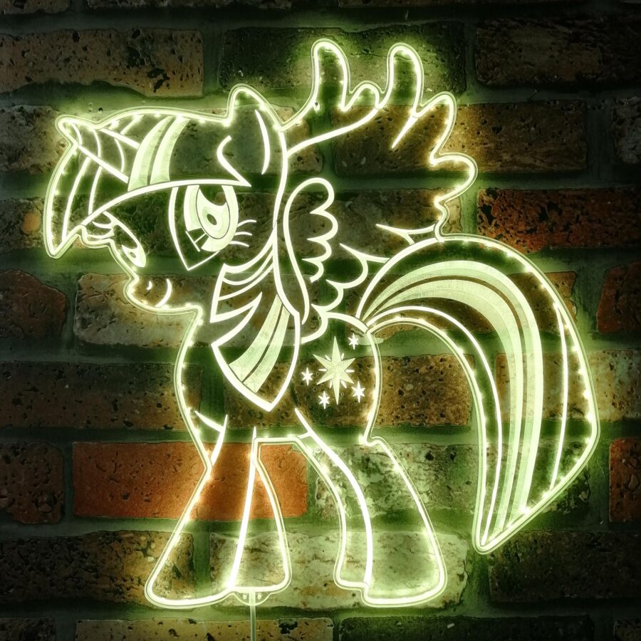 My Little Pony Dynamic Rgb Edge Lit Neon Led Sign - Image 7