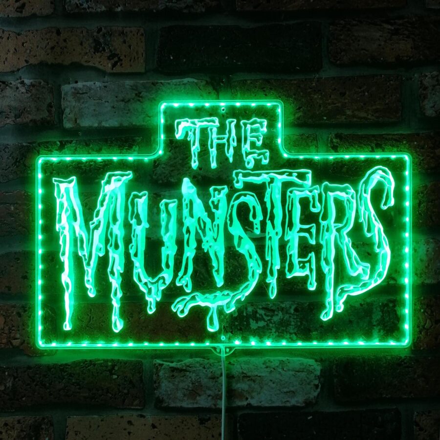 The Munsters Dynamic Rgb Edge Lit Led Sign - Image 6