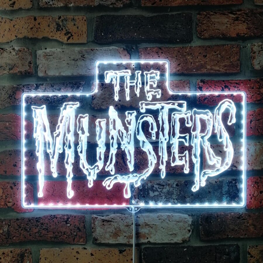The Munsters Dynamic Rgb Edge Lit Led Sign - Image 5