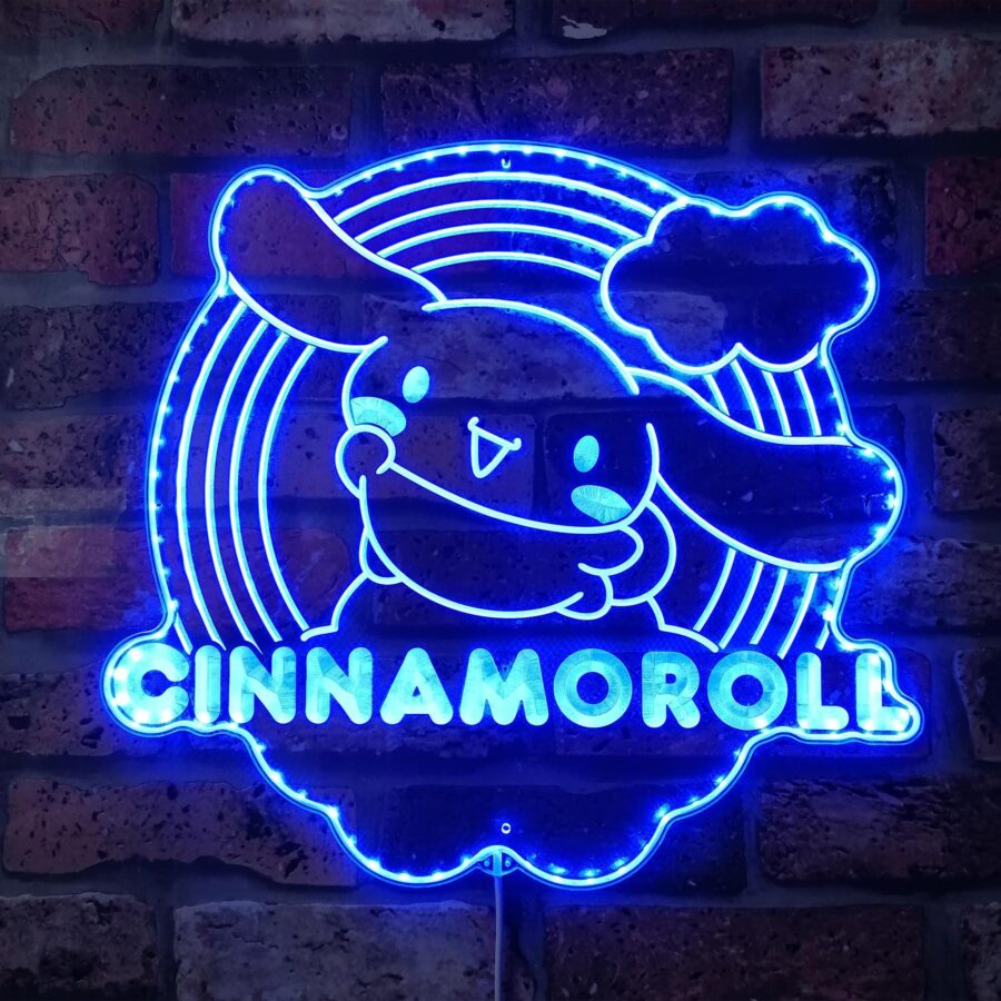 Cinnamoroll Dynamic Rgb Edge Lit Led Sign - Image 4