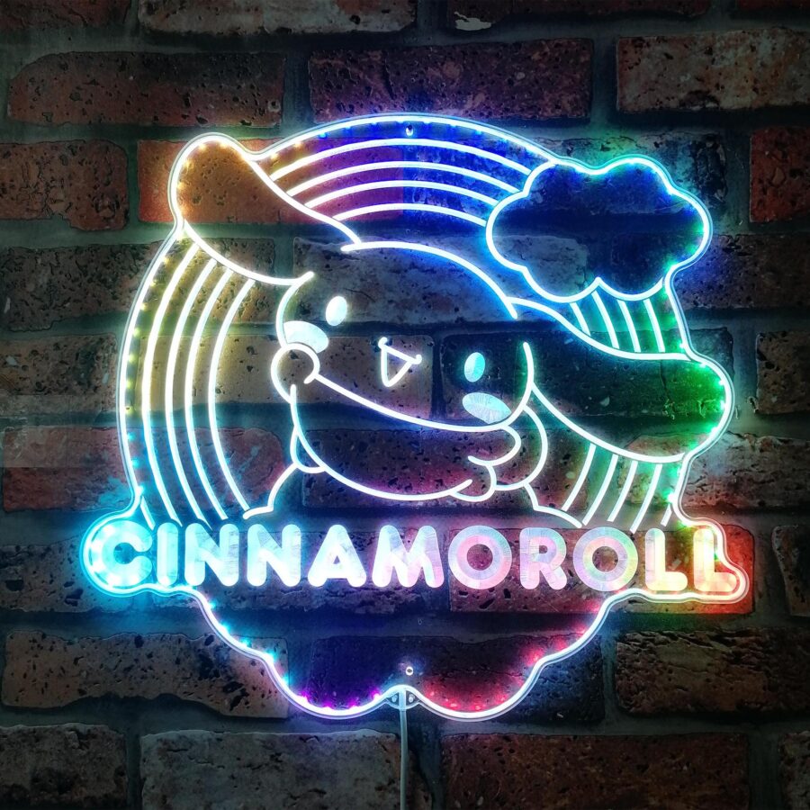 Cinnamoroll Dynamic Rgb Edge Lit Led Sign