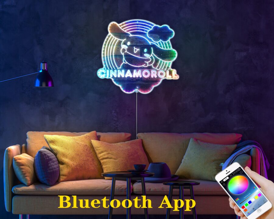 Cinnamoroll Dynamic Rgb Edge Lit Led Sign - Image 7