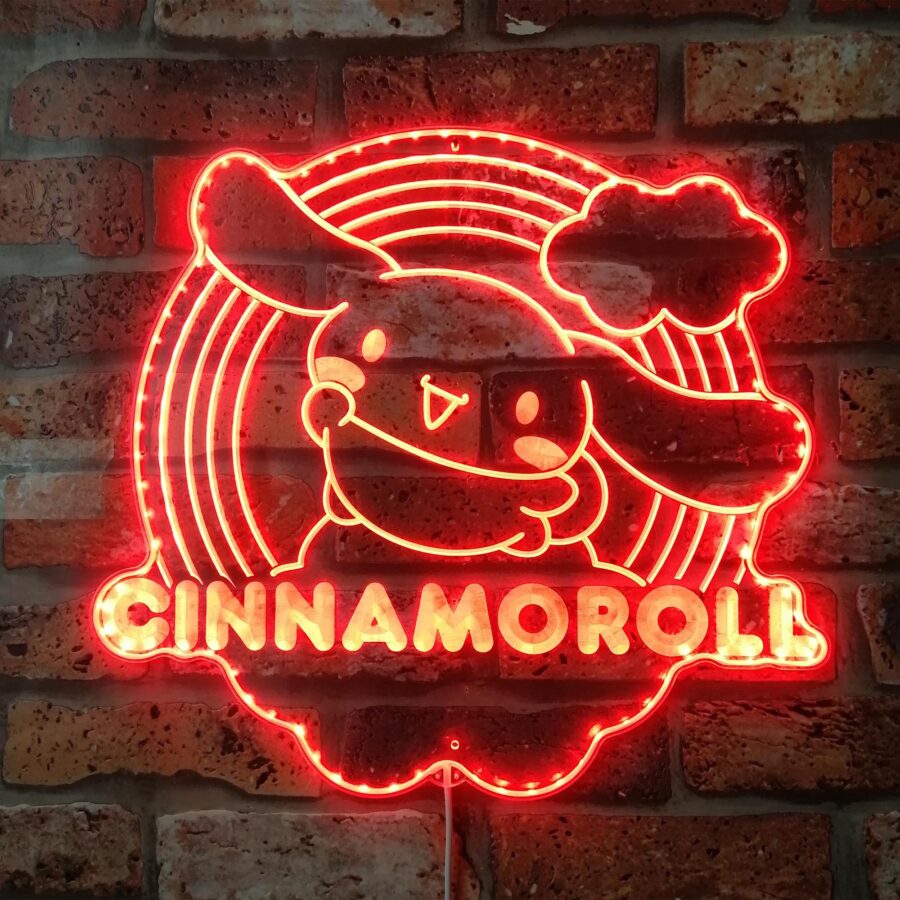 Cinnamoroll Dynamic Rgb Edge Lit Led Sign - Image 3