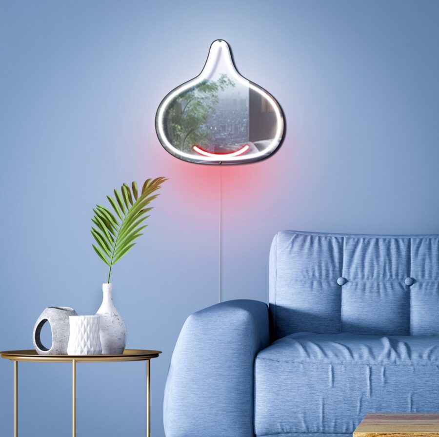 Dragon Crest Slime Neon Mirror Led Sign - Image 5
