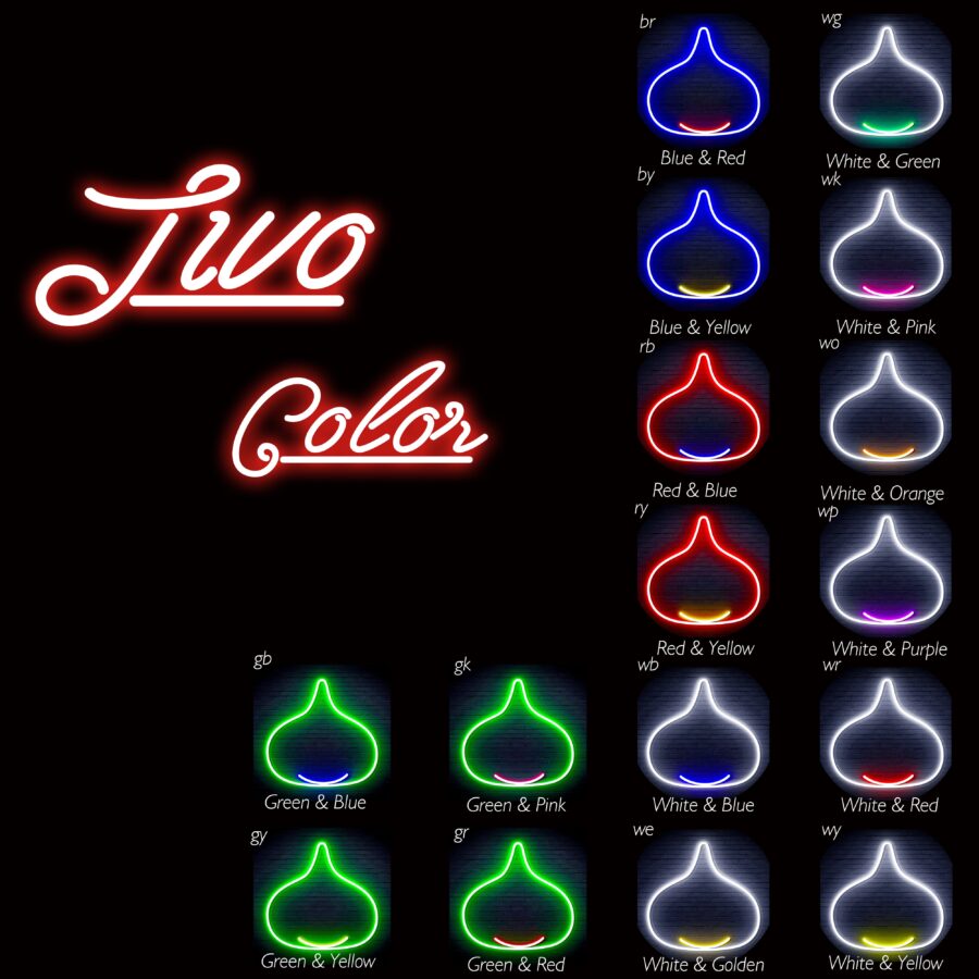Dragon Crest Slime Neon Mirror Led Sign - Image 4