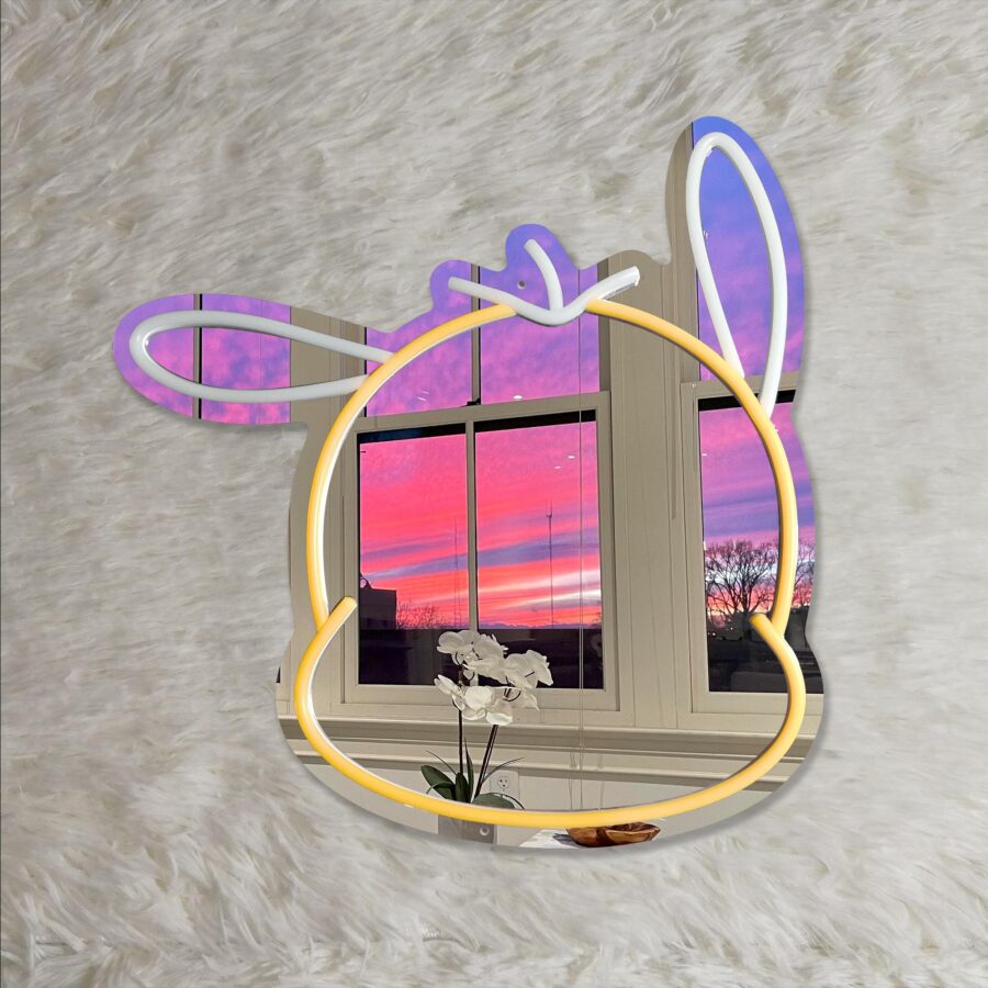 Sanrio Pochacco Neon Mirror Led Sign - Image 2