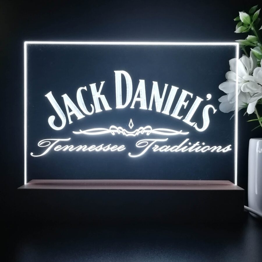 Jack Daniels Tennessee Traditions Neon Sign Pub Bar Lamp