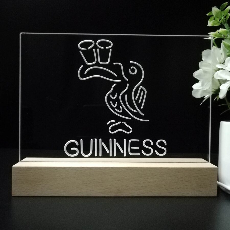 Lovely Day Guinness Beer Toucan Neon Sign Pub Bar Lamp - Image 8