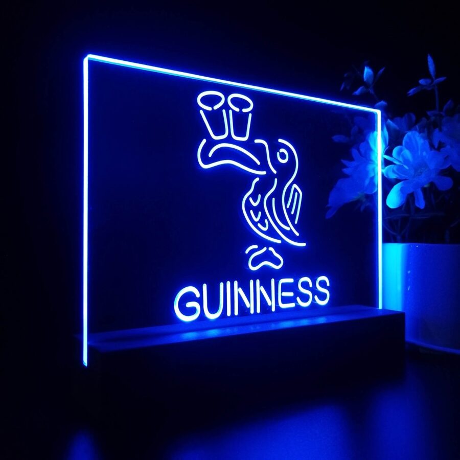 Lovely Day Guinness Beer Toucan Neon Sign Pub Bar Lamp - Image 7
