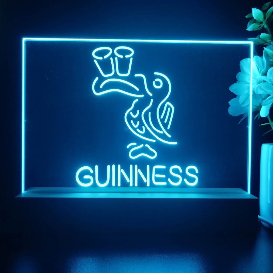 Lovely Day Guinness Beer Toucan Neon Sign Pub Bar Lamp - Image 3