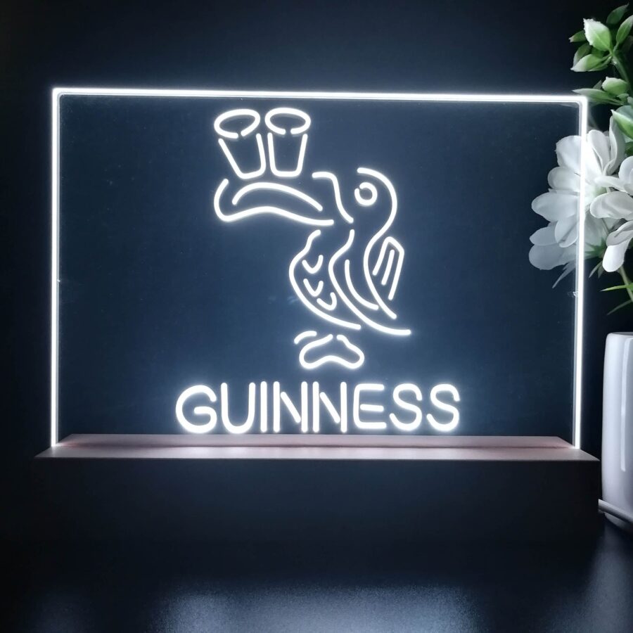 Lovely Day Guinness Beer Toucan Neon Sign Pub Bar Lamp - Image 2