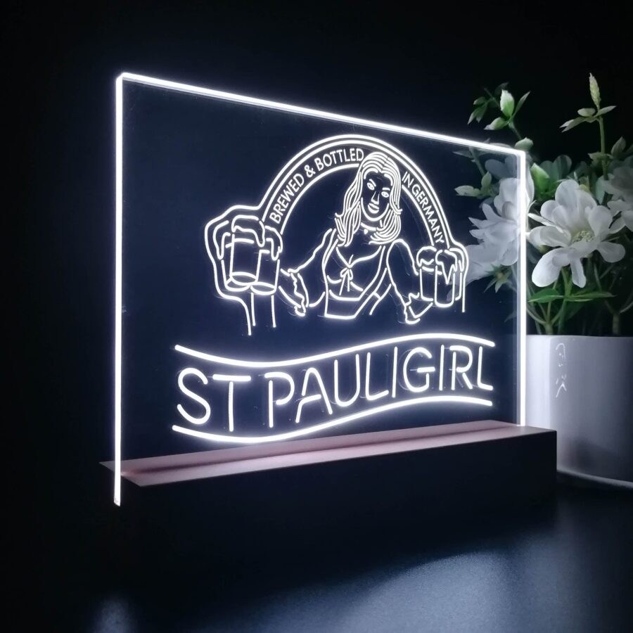 St. Paul Girl Man Cave Neon Sign Pub Bar Lamp - Image 6