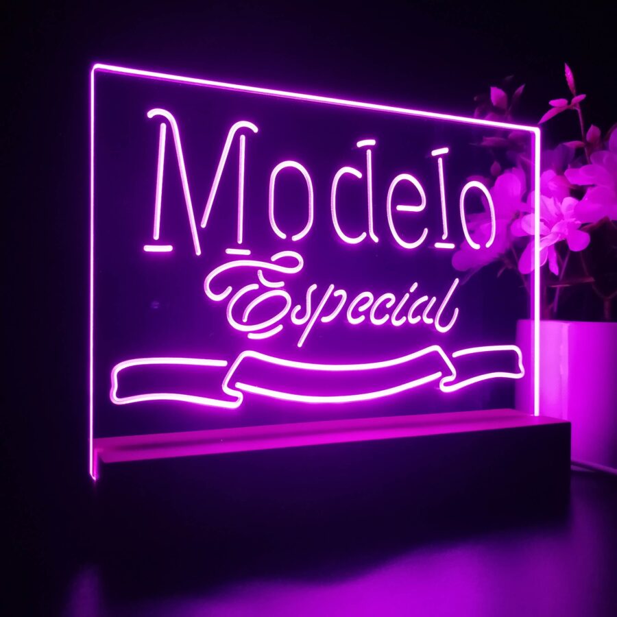 Modelo Especial 1925 Beer Bar Neon Sign Pub Bar Lamp - Image 6