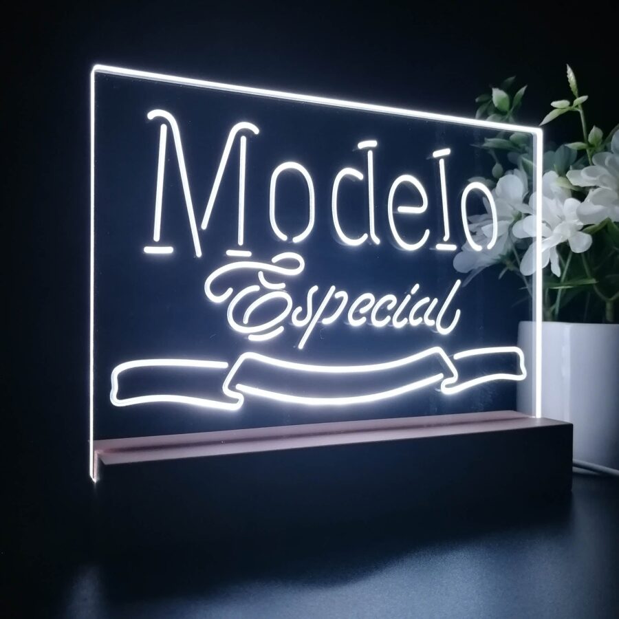 Modelo Especial 1925 Beer Bar Neon Sign Pub Bar Lamp - Image 7