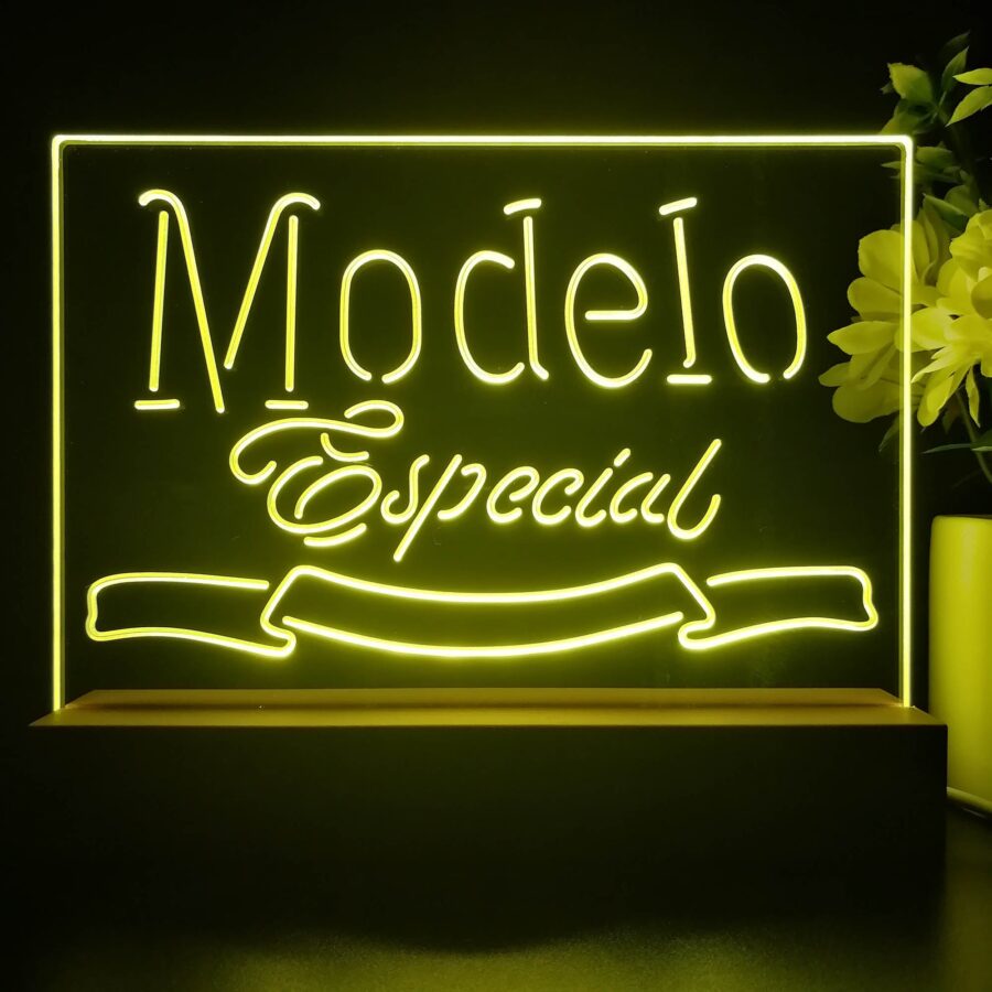 Modelo Especial 1925 Beer Bar Neon Sign Pub Bar Lamp - Image 4