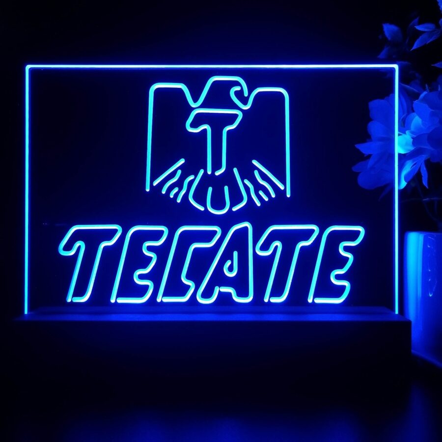 Tecate Beer Bar Neon Sign Pub Bar Lamp