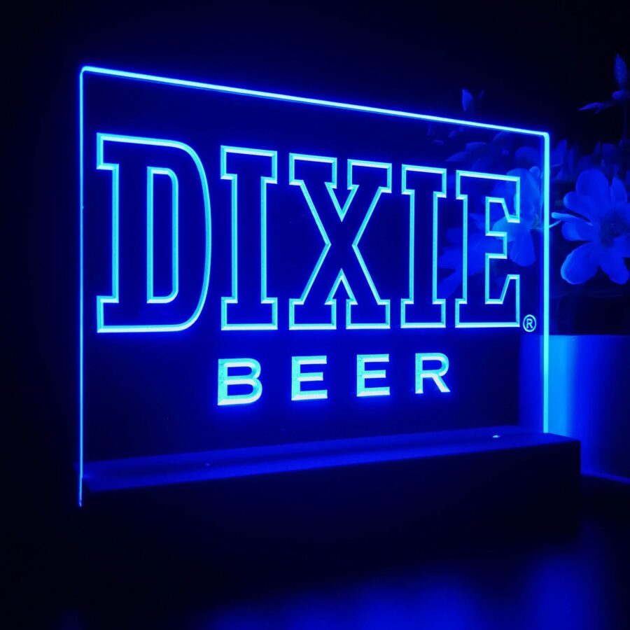 Dixie Beer Neon Sign Pub Bar Lamp - Image 7