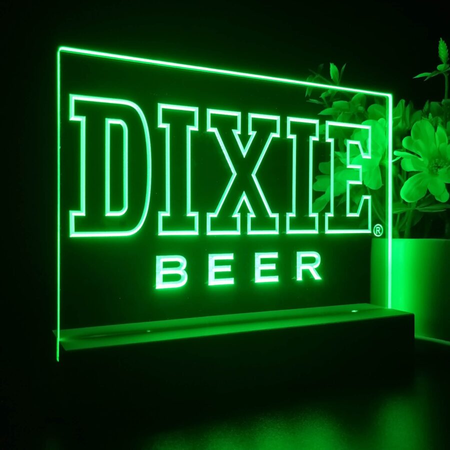 Dixie Beer Neon Sign Pub Bar Lamp - Image 6