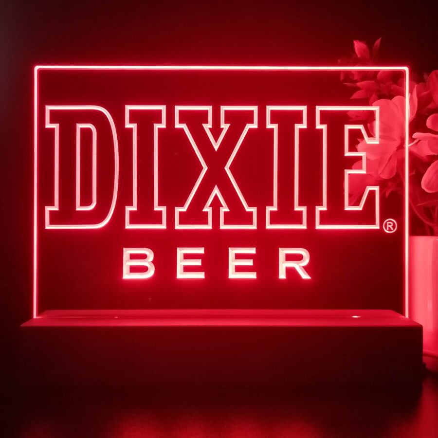 Dixie Beer Neon Sign Pub Bar Lamp - Image 4