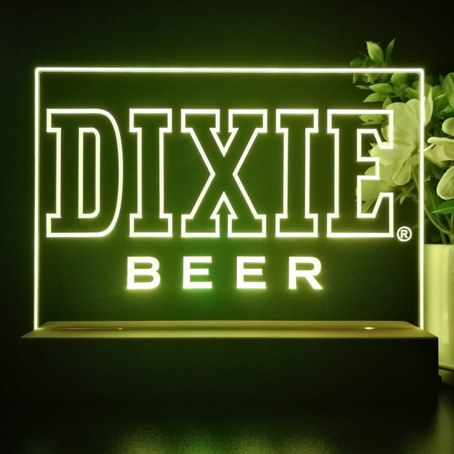 Dixie Beer Neon Sign Pub Bar Lamp - Image 2
