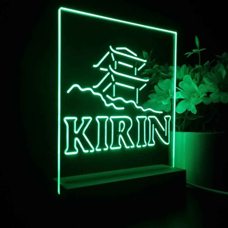 Kirin Japanese Pagoda 3D Illusion Night Light Desk Lamp - Image 5
