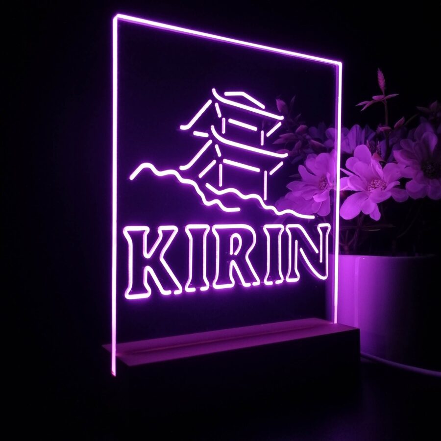 Kirin Japanese Pagoda 3D Illusion Night Light Desk Lamp - Image 6