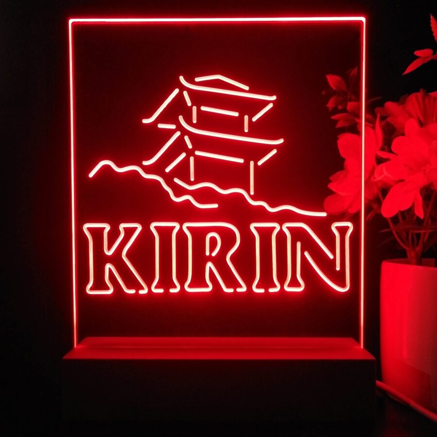 Kirin Japanese Pagoda 3D Illusion Night Light Desk Lamp - Image 4
