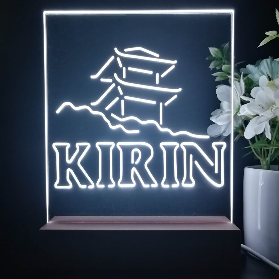 Kirin Japanese Pagoda 3D Illusion Night Light Desk Lamp - Image 3