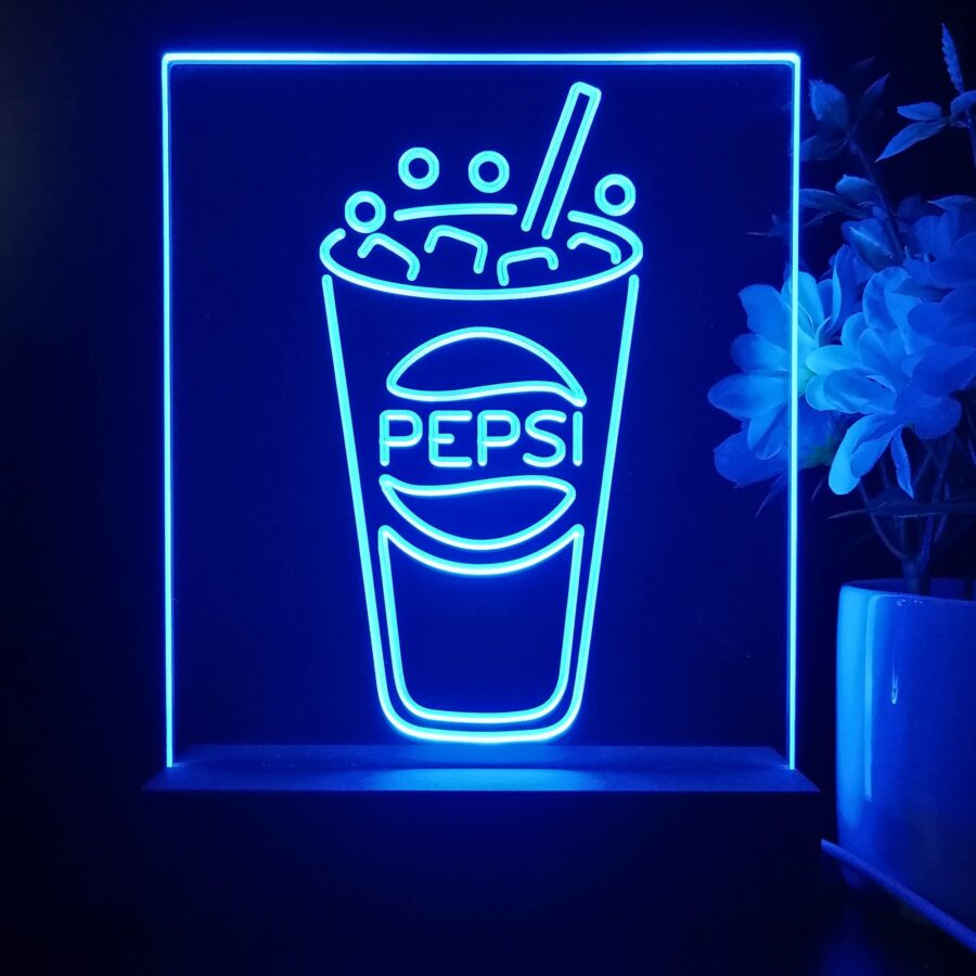 Pepsi Cup Night Light Neon Pub Bar Lamp - Image 4