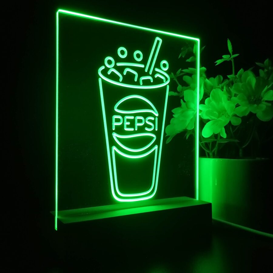 Pepsi Cup Night Light Neon Pub Bar Lamp - Image 7
