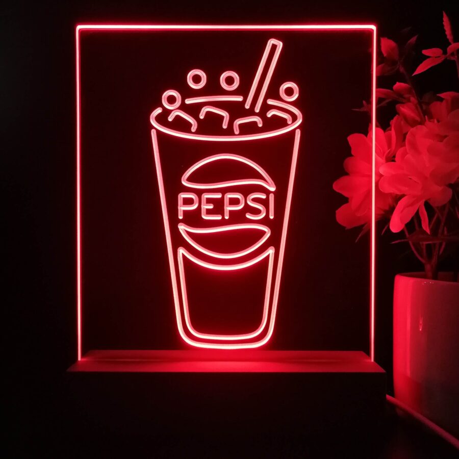 Pepsi Cup Night Light Neon Pub Bar Lamp - Image 3