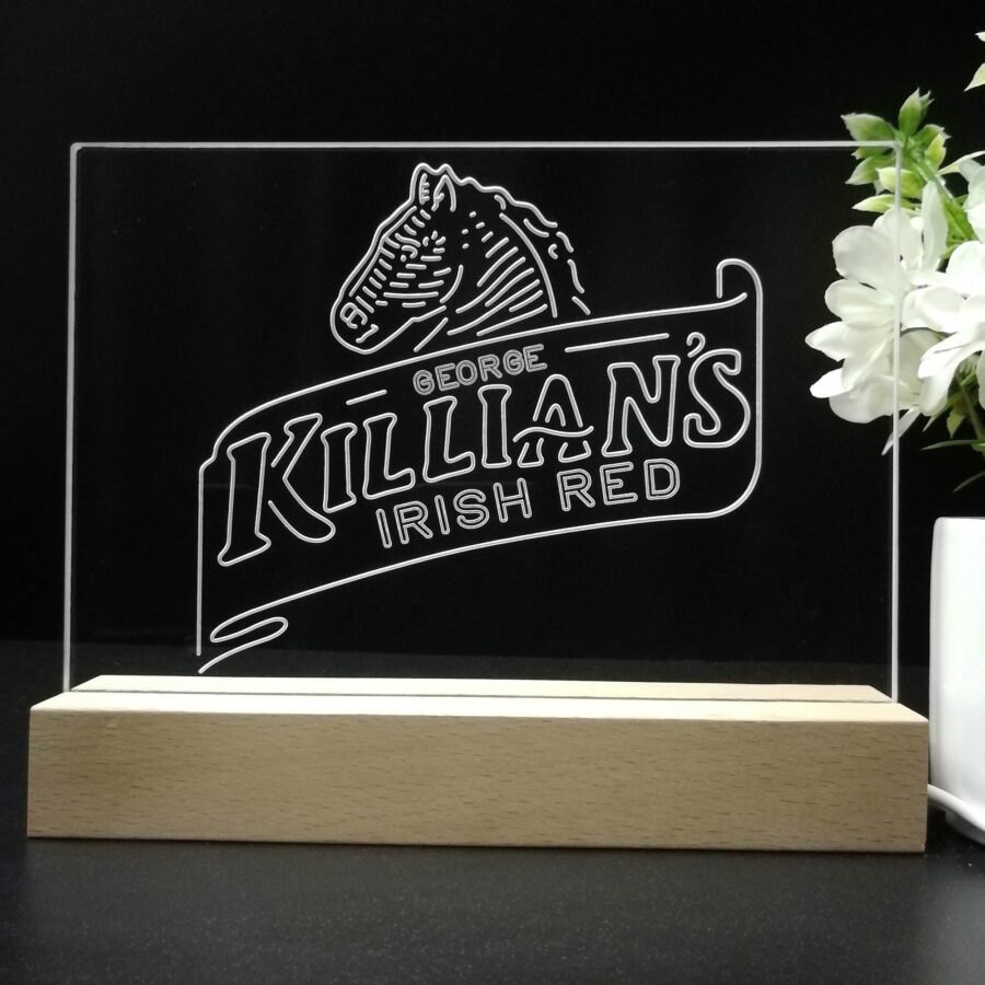 Killians Beer Irish Red Horse Head Neon Sign Pub Bar Lamp - Image 8