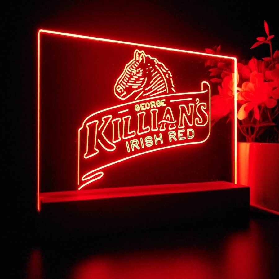 Killians Beer Irish Red Horse Head Neon Sign Pub Bar Lamp - Image 5