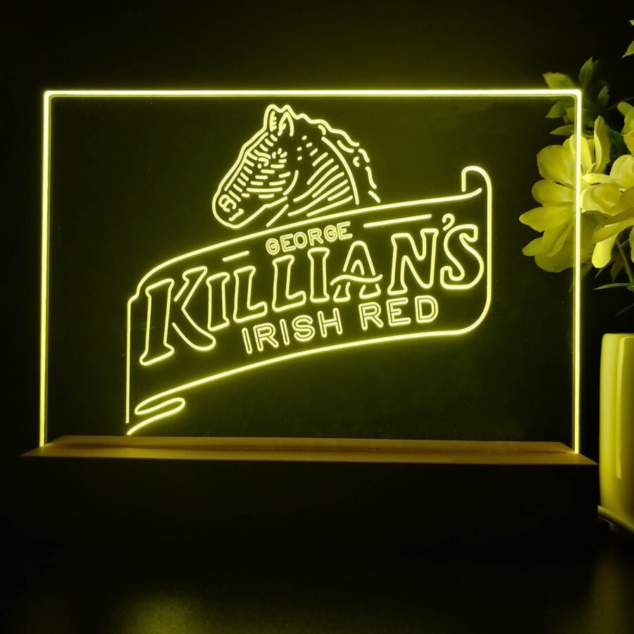 Killians Beer Irish Red Horse Head Neon Sign Pub Bar Lamp - Image 2