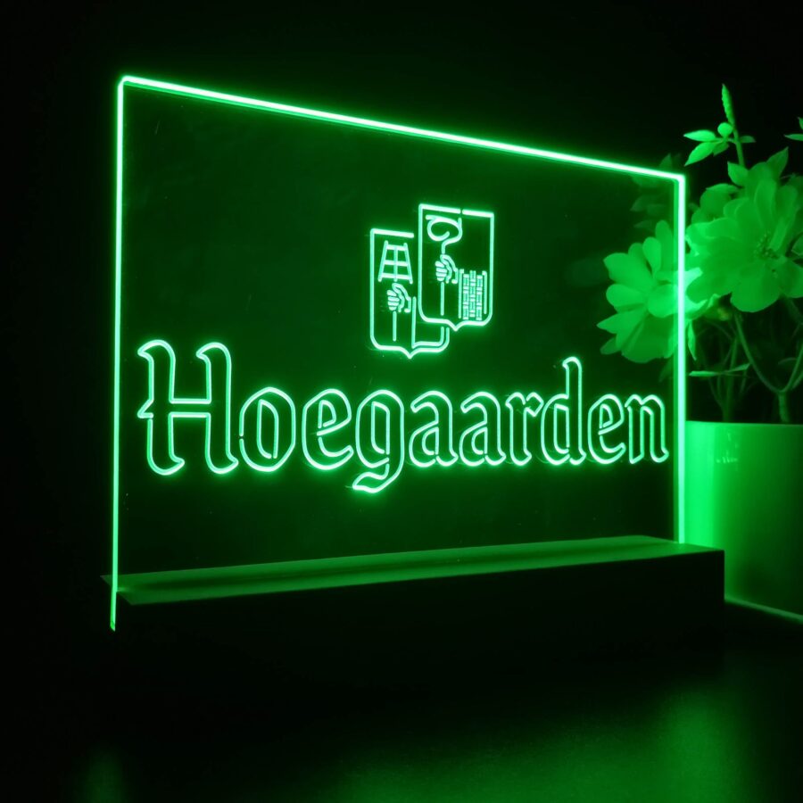 Hoegaarden Wheat Beer Neon Sign Pub Bar Lamp - Image 6