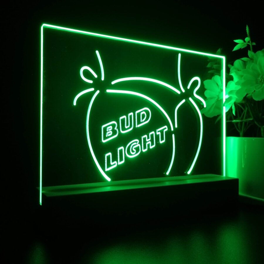 Bikini Lady Bud Light Beer Neon Sign Pub Bar Lamp - Image 7