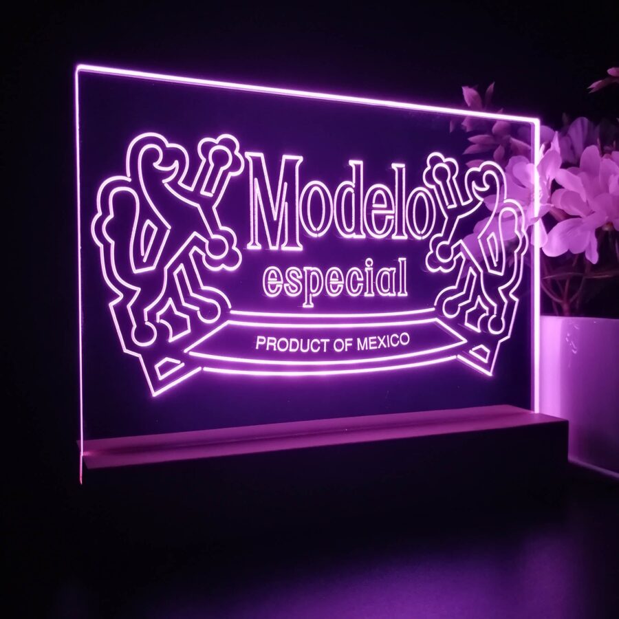 Modelo Especial Mexico Beer Neon Sign Pub Bar Decor Lamp - Image 7